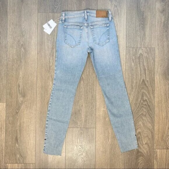 Anthropologie Joe's Jeans Skinny Jeans Flawless Icon Split distressed Light wash - Picture 15 of 16